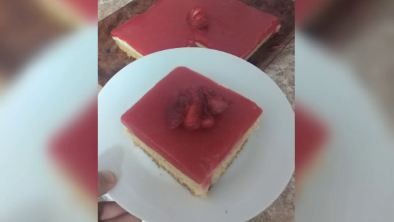 كيكة طبقات بالفريز اقتصادية وسهلة ولذييذة 😋#كيكة_طبقات_بالفريز_كريم باتيسري_كيكة_اقتصادية