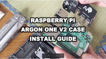 Raspberry Pi 4 Case - Argon ONE V2 Case Assembly / Installation Video