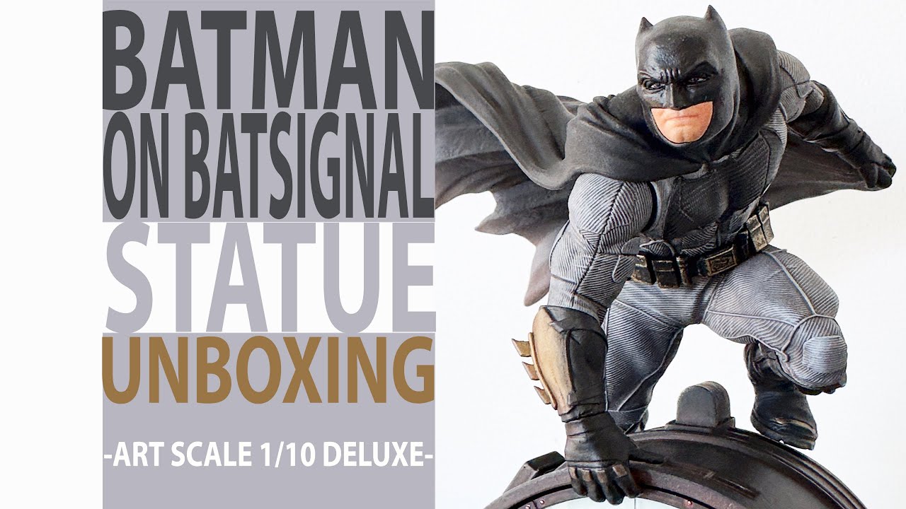UNBOXING THE BATMAN ART-SCALE 1/10 - BY. IRON STUDIOS - YouTube