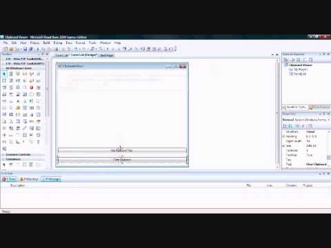 How To Create A Clipboard Text Viewer In Visual Basic 2008