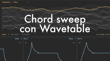 Chord sweep con Wavetable y Reverb en Ableton Live