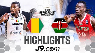Guinea 🇬🇳 vs Kenya 🇰🇪 | J9 Highlights | FIBA AfroBasket 2025 Qualifiers