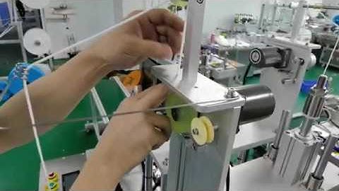 Mask machine earloop installation tutorial 1