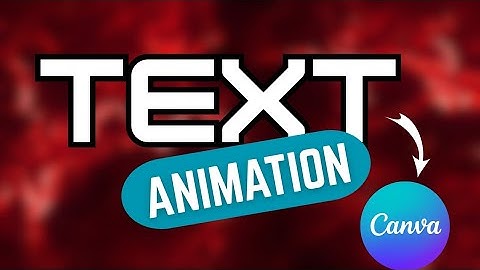 Typography Motion Graphics Animation in Canva – Easy & Creative Guide!