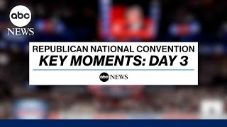 RNC Day 3 highlights: J.D. Vance delivers remarks as Trump’s VP nominee