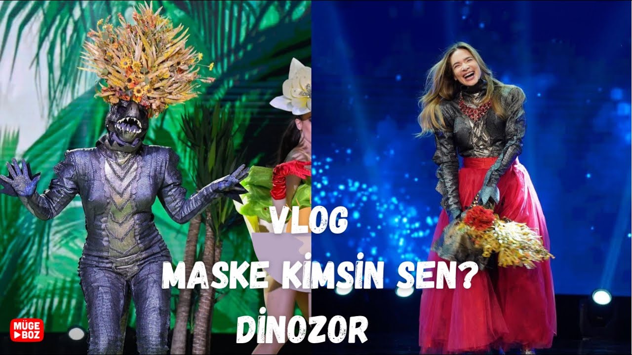 MASKE KİMSİN SEN? | Acaba Dinozor kimdi?😂 dans ve şarkılara nasıl hazırlandım? | Backstage VLOG