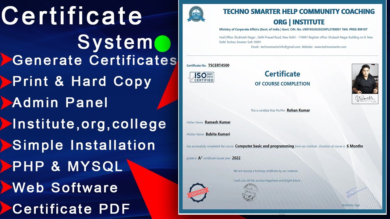 Generate certificate. Topic Certificate. Topic Certificate Koreys PNG.