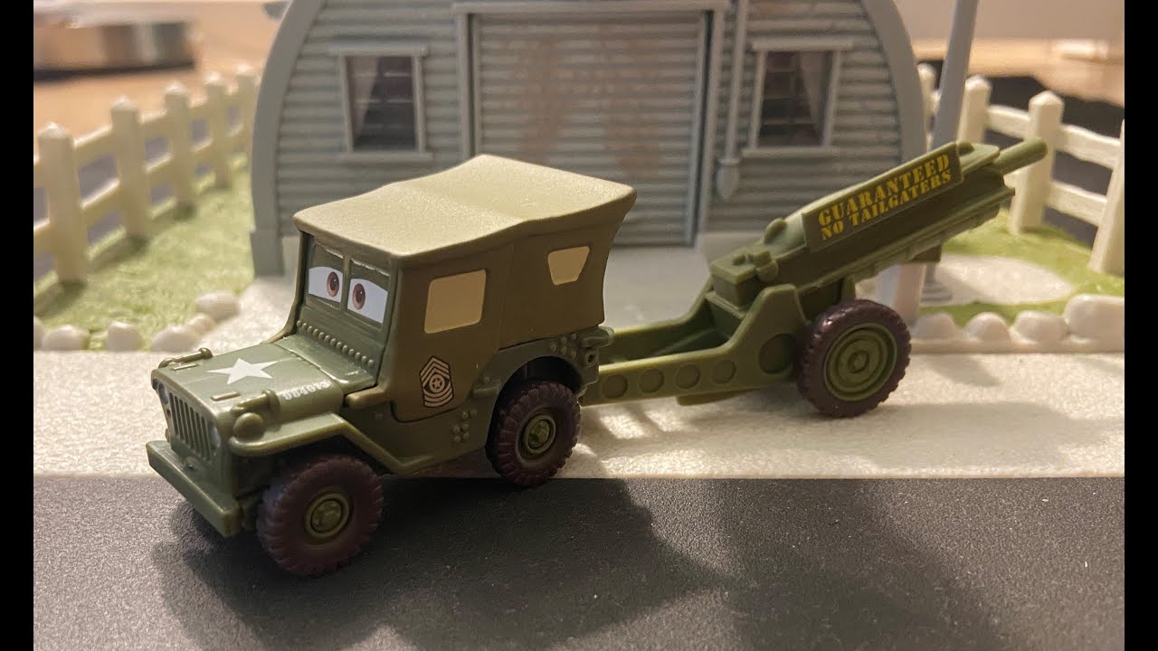 n*i様 SARGE WITH CANNON サージ　キャノン カーズ ミニカー SARGE WITH CANNON サージ キャノン カーズ ミニカー - メルカリ