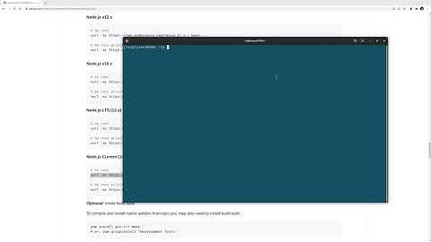How to install Node.js on Fedora 32
