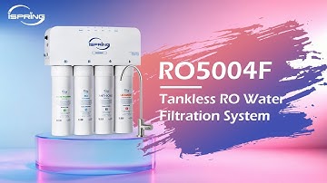 iSpring RO5004F: The Ultimate 500 GPD Tankless RO System with UV & Boost Pump!