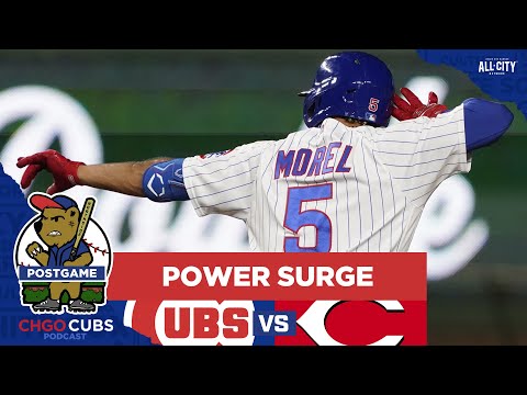 Dansby, Morel, and Happ homer in Chicago Cubs 16-6 pounding of the Reds | CHGO Cubs Postgame Podcast