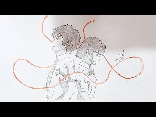 kimi no na wa. drawn by whdd