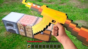 Minecraft in Real Life POV ~ 100 DAYS SURVIVAL in Realistic Minecraft Texture Pack