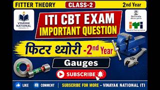ITI Fitter Theory 2nd Year Gauges MCQ Questions | Class 2 | Important Questions for CBT Exam 2026