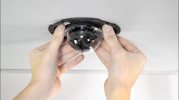 Installation tip: AXIS M4206 Network Camera Recessed installation