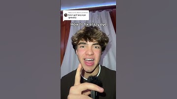 How to fix a lazy eye 😱