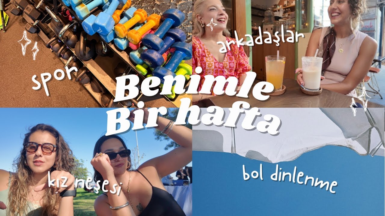 vlog•benimle bir hafta, homeoffice, bol spor, vnl haftası, manifest sohbeti, şehirde dinlenmece