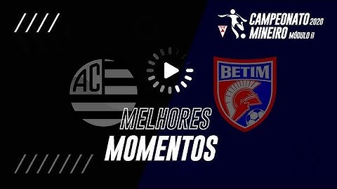 Campeonato Mineiro Módulo II: Athletic Club 0 x 0 Betim - Melhores Momentos