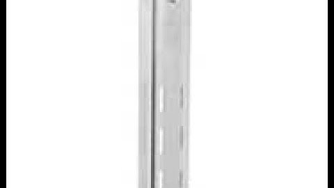 Knape&Vogt KV85A Anochrome Double Slotted Heavy Duty Shelf Standard