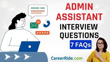 Admin Assistant Interview Questions and Answers ✅ | Administrative Assistant Interview Questions