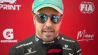 Fernando ALONSO / Saldrá 21 en Sprint #MiamiGP / “Mejoramos vibraciones, pero no rendimiento/ 