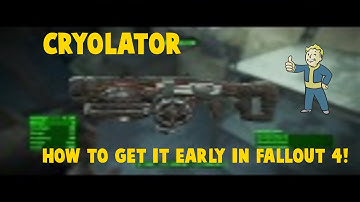 Fallout 4 How to get the Cryolator early! No master lockpicking skill required