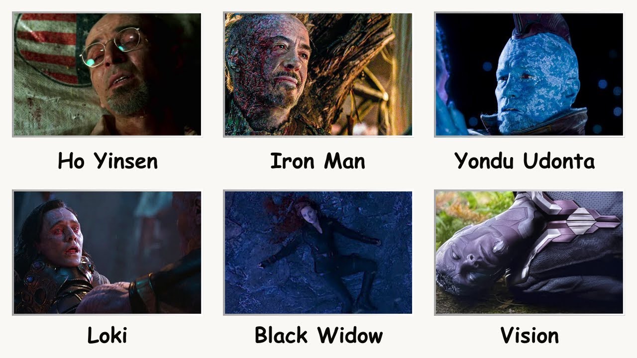 Every Major Death in the MCU Explained | Phase 1 to Avengers: Endgame