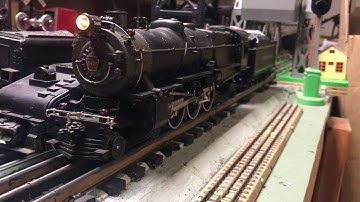 MTH Premier K4 from 1996 20-3018 quick test run on the layout