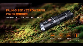 Fenix PD25R Rechargeable Flashlight Senter LED