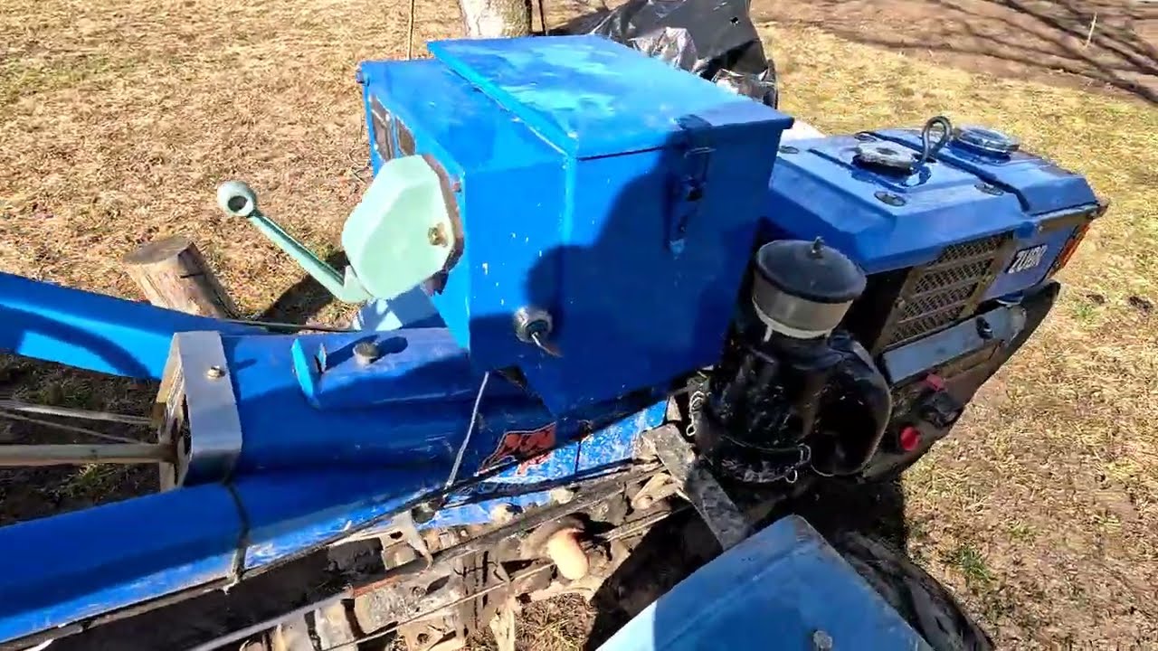 Перший запуск мотоблока зубр 10 к.с. після простою у 2.5 місяця