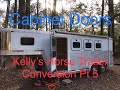 Kelly's horse trailer part 5 Cabinet Doors and a update