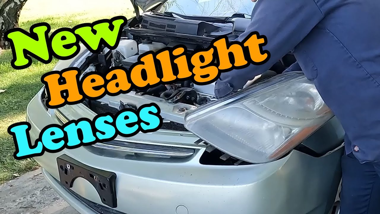 2004 2009 Toyota Prius Headlight Lense Replacement How To DIY