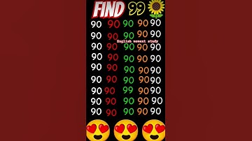 Find 👉 99 🤔 odd number puzzle 🧩 iq test 🧠 math reasoning puzzle 🧩 #iq #mathematicspuzzles #mathspu.