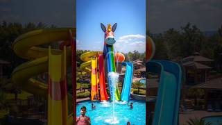 A Donkey Water Slide