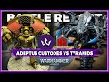 @TabletopTitans  vs Mikey - Custodes vs Tyranids |  LIVE Warhammer 40,000 Battle Report