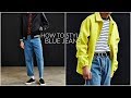 HOW TO STYLE BLUE JEANS + LOOKBOOK | Men's Fashion | Daniel Simmons