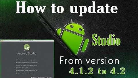 How to update android studio from 4.1.2 to 4.2 version | 2021 ~ Rishav hacx