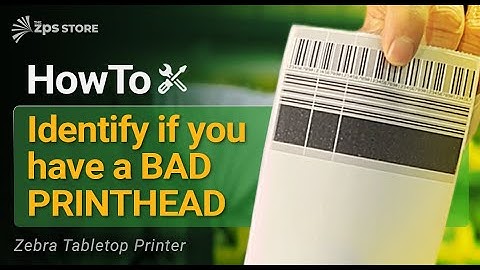 How to Identify a BAD PRINTHEAD - Pause Test for Zebra Tabletop Printers