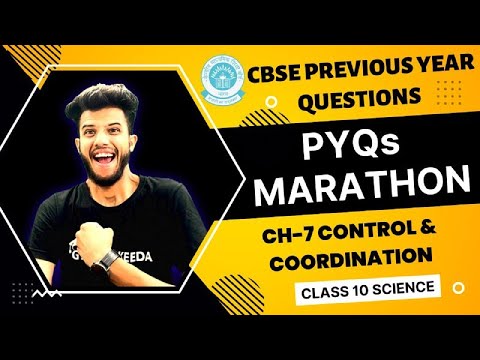 Most  Important Questions Ch- 7 Control & Coordination  |PYQs Class 10 Science