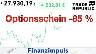 532 Optionsschein 85 Mein Trade Republic Depot Vom 17 April 13 Youtube