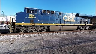 CSX Q102 with GE Locomotive Assortment - CSX 864, 775, 5425, 9008