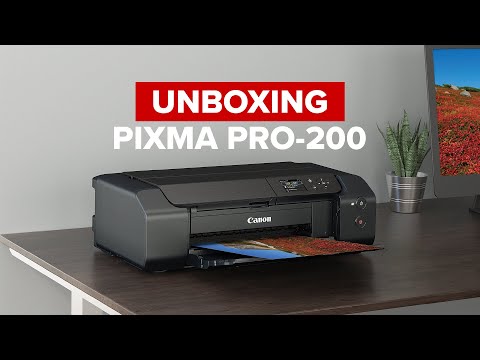 Unboxing PIXMA PRO-200 - Professional Photo Printer with Panorama Size Printing Capability Unboxing PIXMA PRO-200 - Professional Photo Printer with Panorama Size Printing Capability