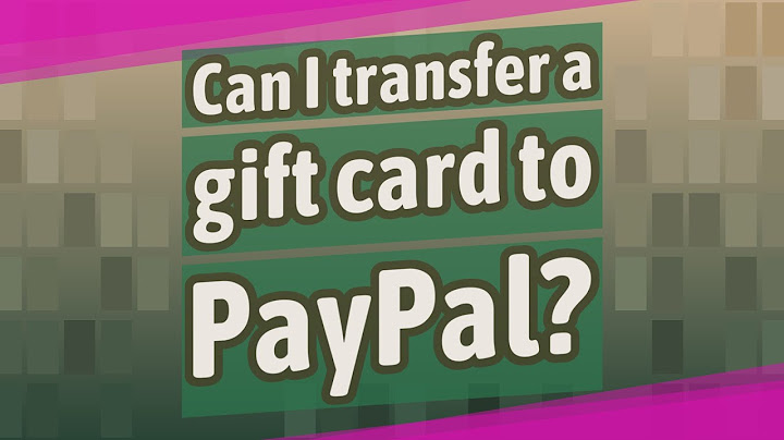 Can you transfer amazon gift card balance to paypal