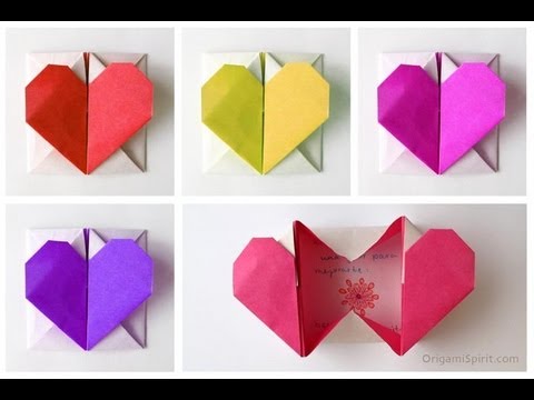 Simple Origami Heart 5