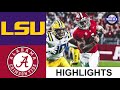 #8 Alabama vs #14 LSU Highlights | Week 10 | 2023 College Football Highlights