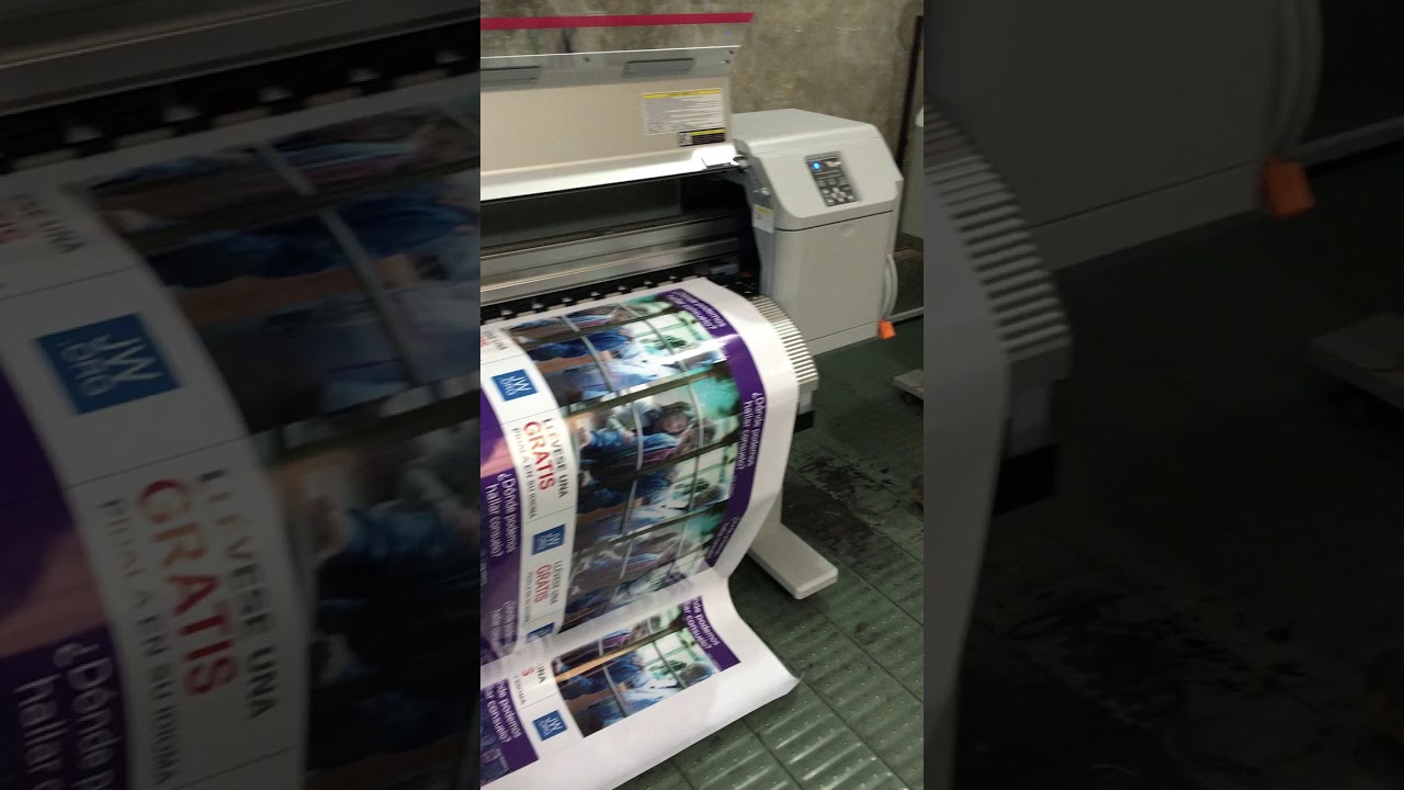 Mutoh VJ 1624 - YouTube