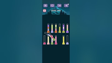 water sort puzzle -sort color puzzle game level 1800
