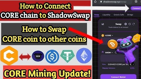 How to connect Metamask to ShadowSwap | Connect CORE Chain to ShadowSwap| Satoshi CORE Mining