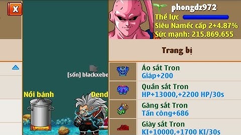 Ngọc rồng online l Mở skill2 Đệ Giúp thằng bạn max vip..