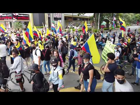 Cali desde el aire: así se ha vivido la jornada de marchas de este 28 de mayo